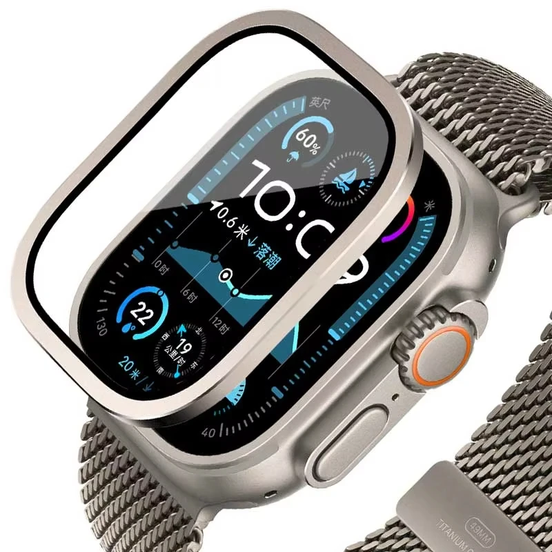 Smartwatch Watch Accessories For Women - زجاج مقسى لساعة أبل الترا 49