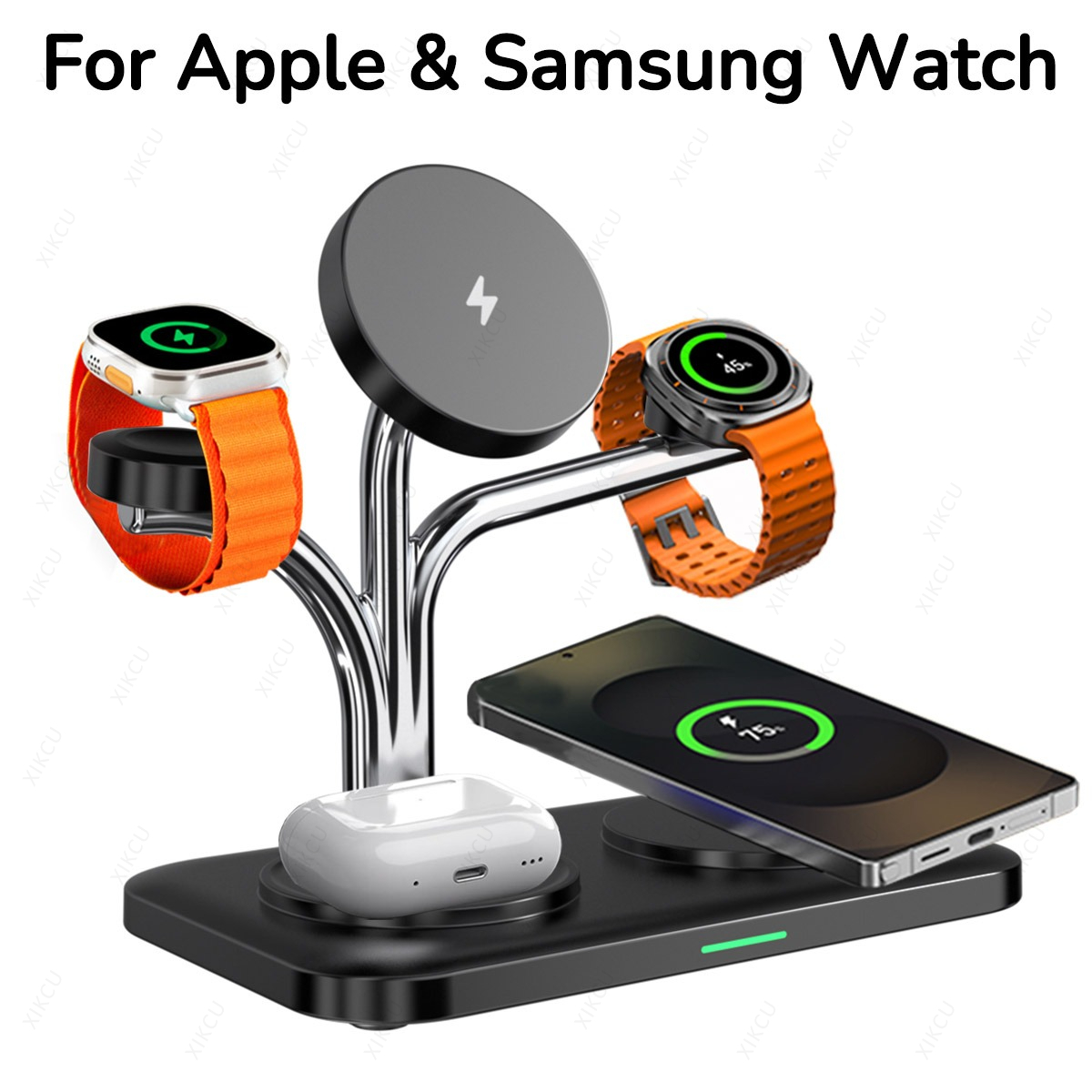 Smartwatch Ac - شاحن لاسلكي مغناطيسي 5 في 1