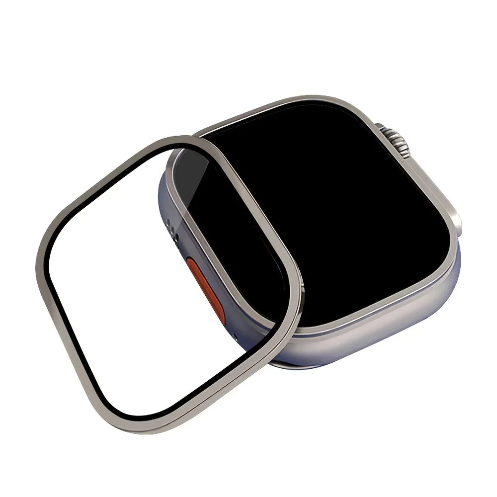 Smartwatch Watch Accessories For Women - طبقة من الزجاج المقسى لساعة أبل