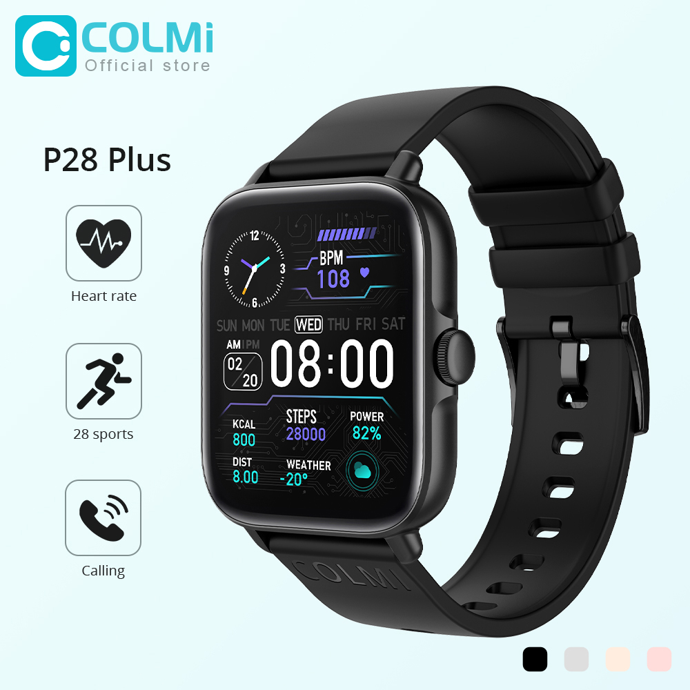 Smartwatch X12 - COLMI P28 Plus بلوتوث الرد على