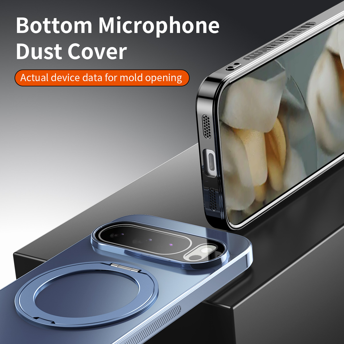 360 °   حافظة هاتف مغناطيسية م - مراجعة Magnetic Charging Stand وسعره
