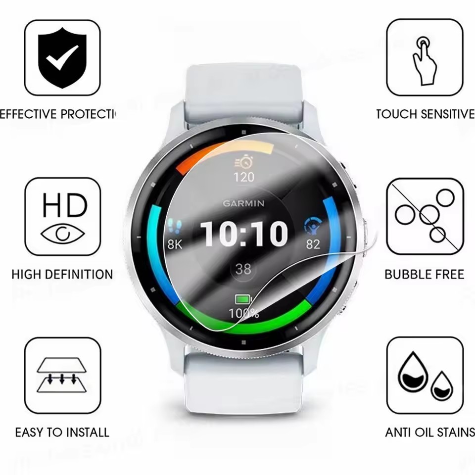 1-5 قطع من أفلام الهيدروجيل لس - مراجعة Watch Face Protector وسعره