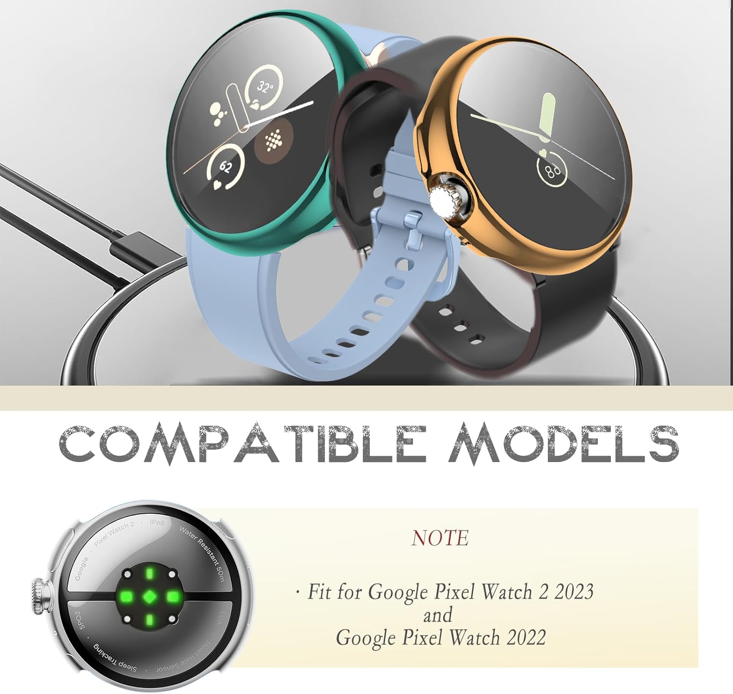 حافظة تي بي يو لساعة جوجل بيكس - مراجعة Motorola Smartwatch Accessories وسعره