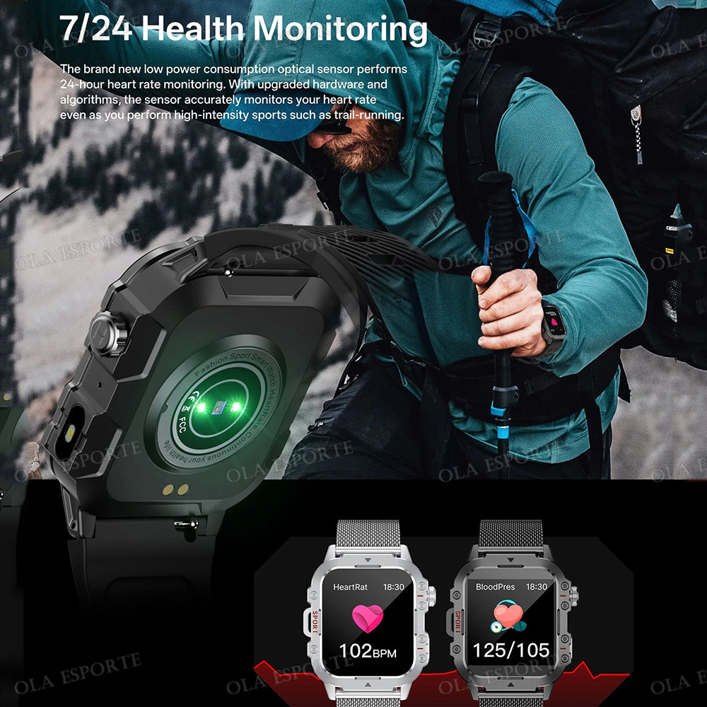 ساعة ذكية عسكرية للرجال 2026 ل - مراجعة Smartwatch X12 وسعره