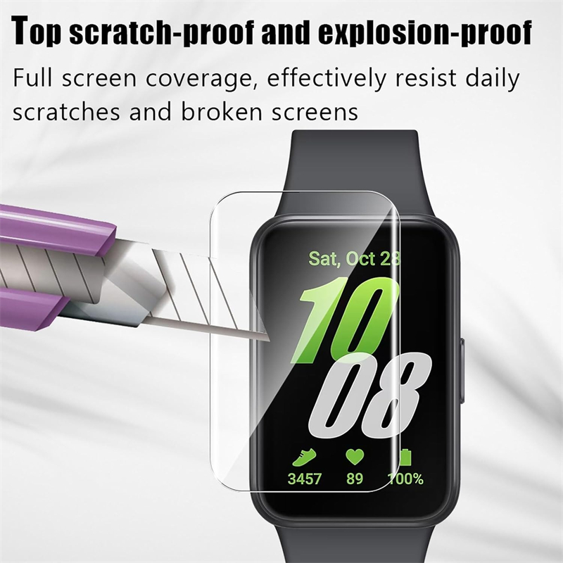 فيلم هيدروجيل ناعم لهاتف سامسو - مراجعة Watch Face Protector وسعره
