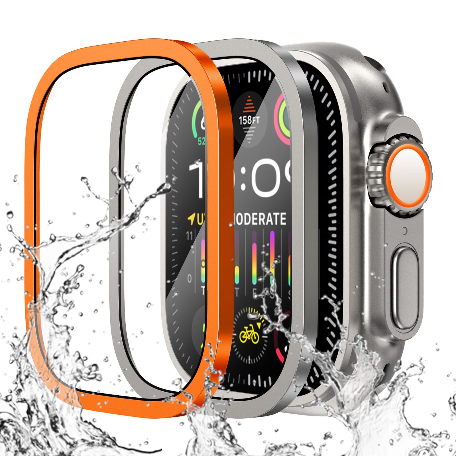 زجاج مقسى لساعة أبل الترا 49 م - مراجعة Smartwatch Watch Accessories For Women وسعره