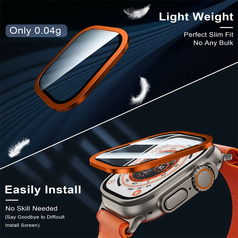 زجاج مقسى لساعة أبل الترا 49 م - مراجعة Smartwatch Watch Accessories For Women وسعره