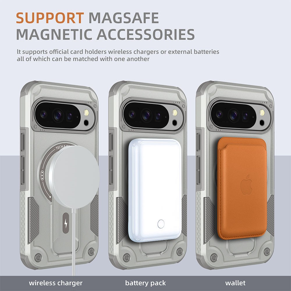 حافظة هاتف بحامل مغناطيسي متين - مراجعة Magnetic Charging Stand وسعره