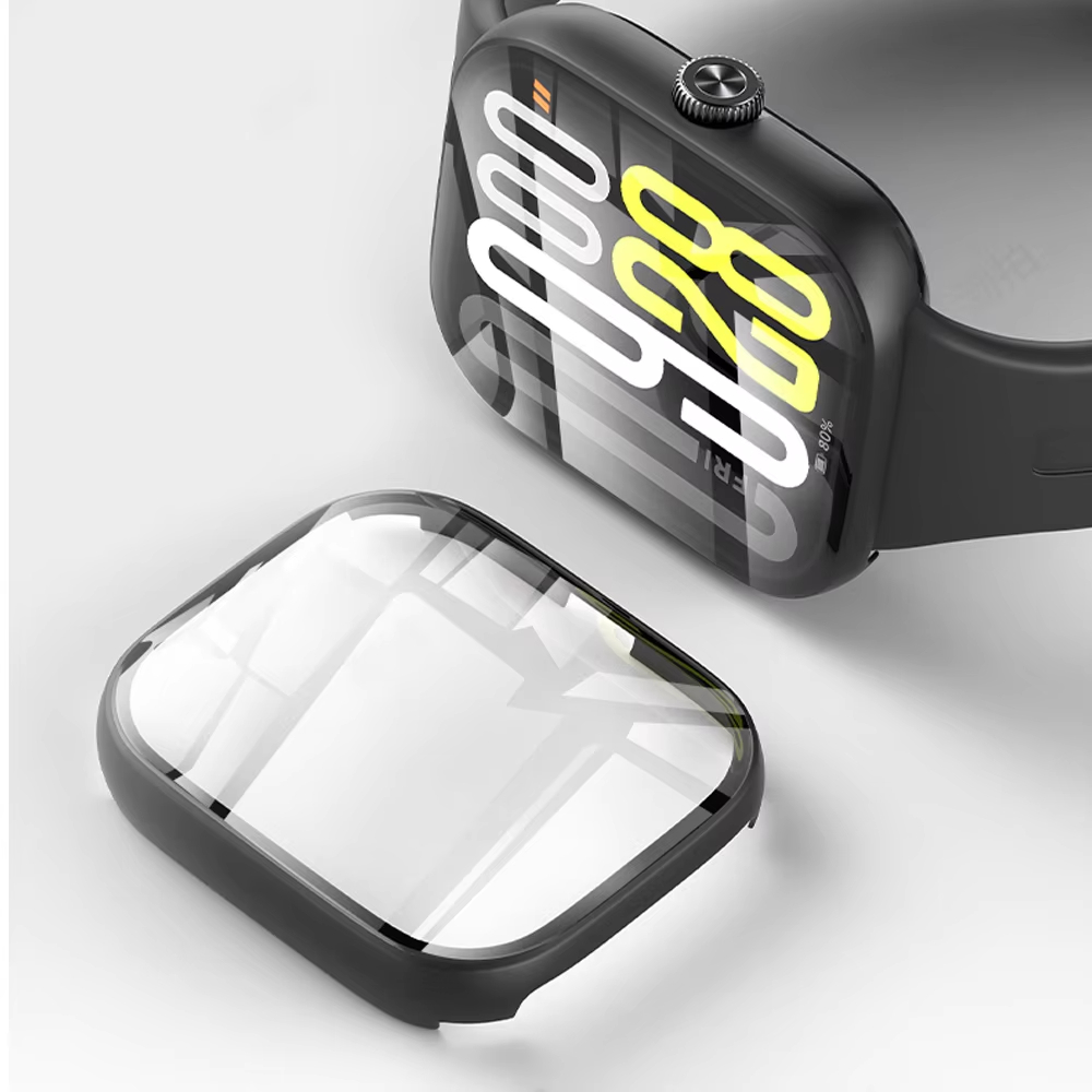 زجاج مقسى + غطاء حماية لساعة ش - مراجعة Smartwatch Watch Accessories For Women وسعره