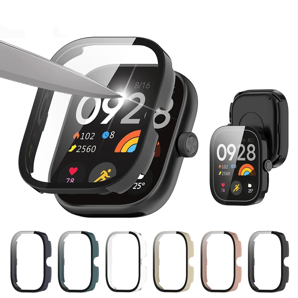 زجاج مقسى + غطاء حماية لساعة ش - مراجعة Smartwatch Watch Accessories For Women وسعره