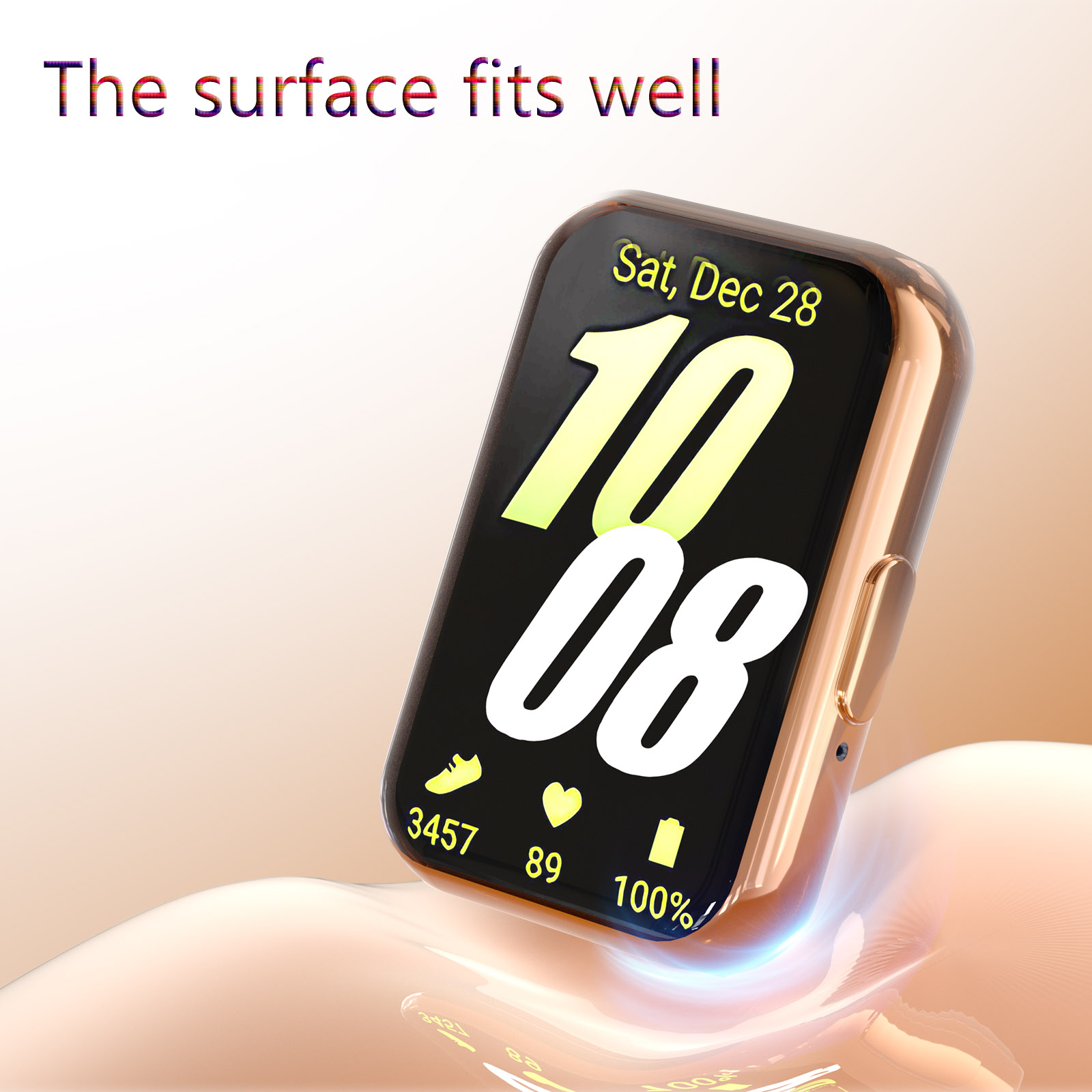 غطاء لسامسونج غالاكسي فيت 3 ،  - مراجعة Smartwatch Watch Accessories For Women وسعره