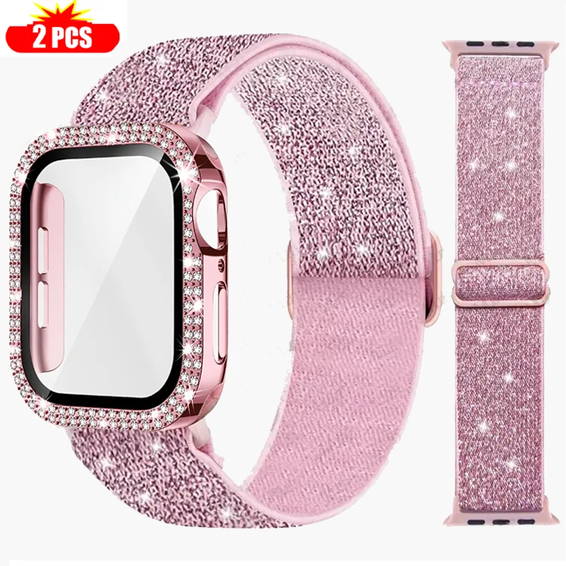 الفرقة + حافظة لساعة أبل 45 مل - مراجعة Smartwatch Watch Accessories For Women وسعره