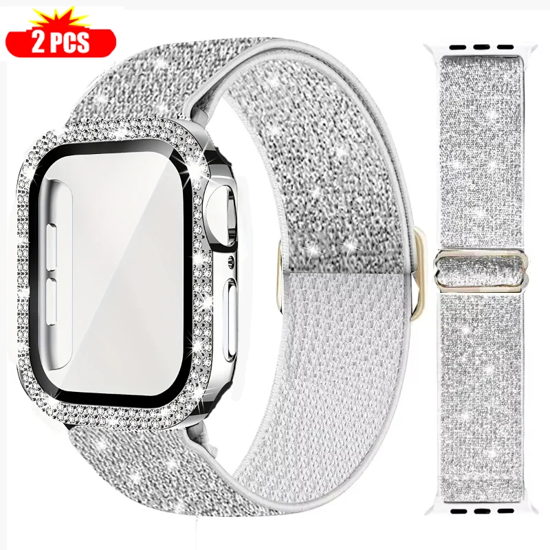 الفرقة + حافظة لساعة أبل 45 مل - مراجعة Smartwatch Watch Accessories For Women وسعره