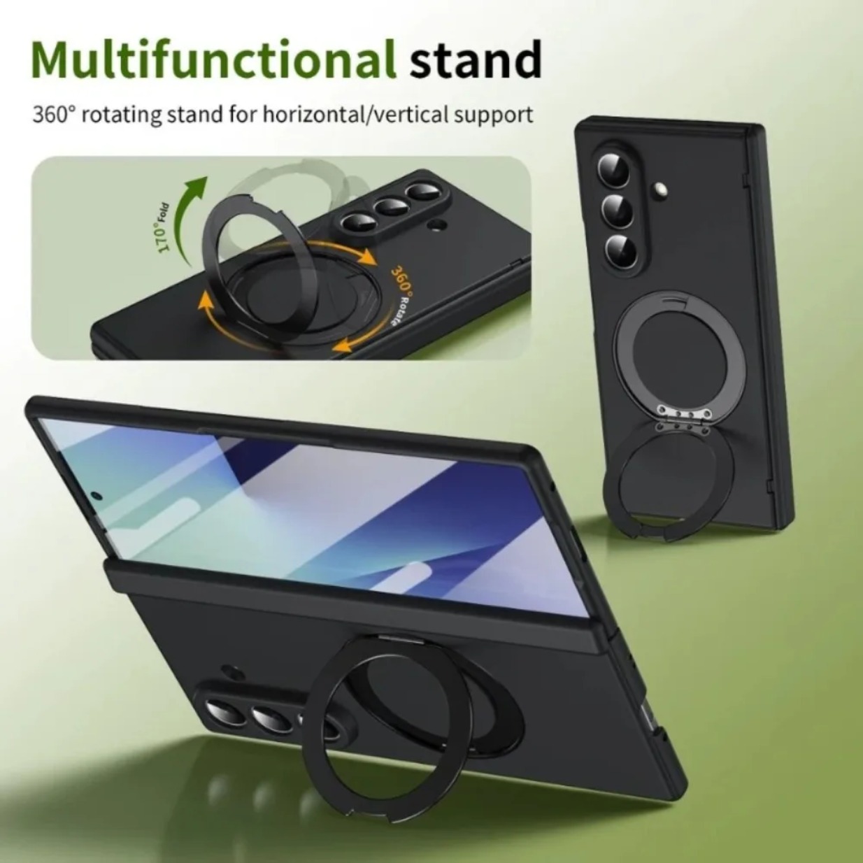 360 °   حافظة هاتف مع حماية لل - مراجعة Magnetic Charging Stand وسعره