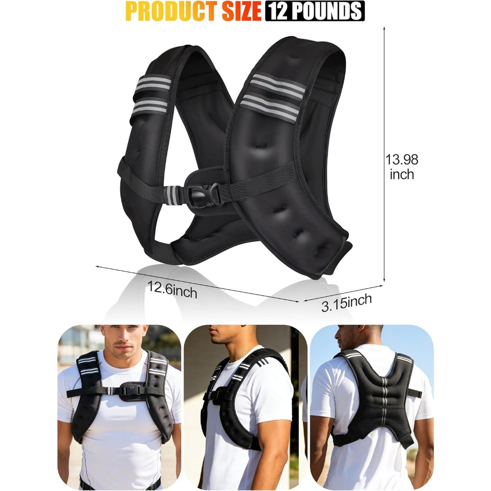سترة تدريب رياضية مزودة بأوزان - مراجعة Rugged Sport Strap وسعره