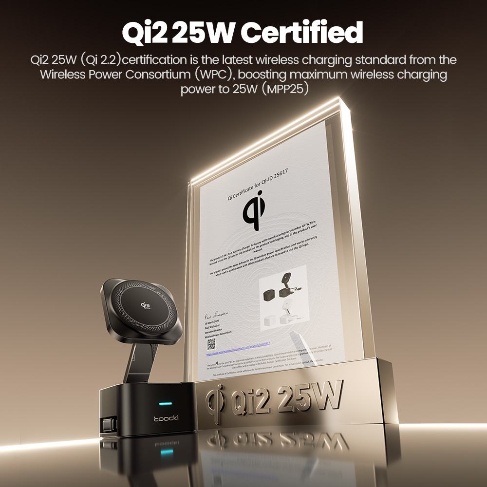 شاحن لاسلكي Toocki QI2.2 بقوة  - مراجعة Smartwatch Ac وسعره