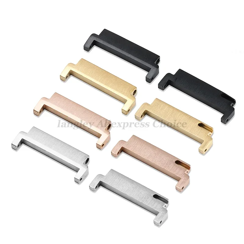 2 قطعة محولات حزام (استيك) ساع - مراجعة Watch Band Connector وسعره